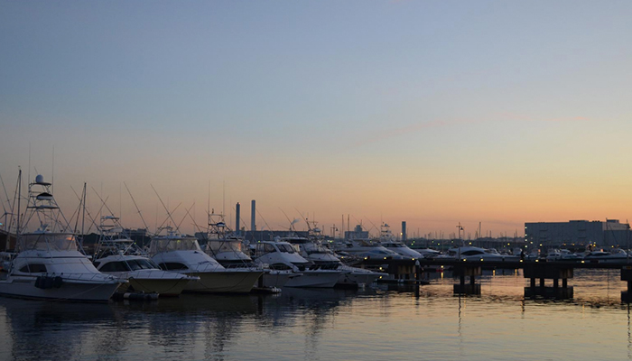Yokohama Bay side Marina