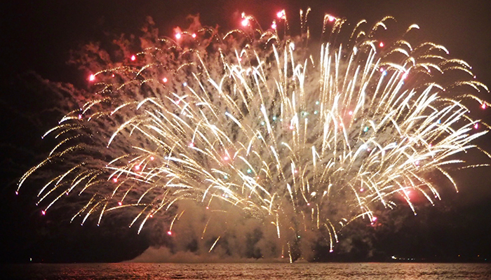 Kamakura fireworks festival in July3