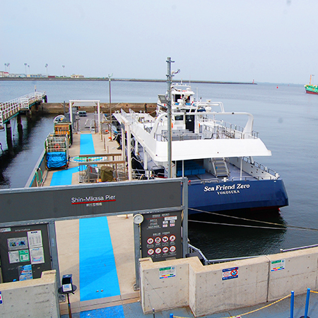 Boarding point for Sarushima