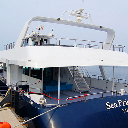 ship seen from up close