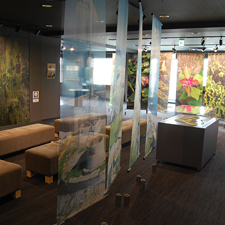 Exhibition on the 2nd floor of Mikasa Terminal