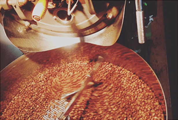 コーヒー豆を焙煎