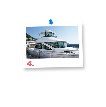 葉山マリーナ到着