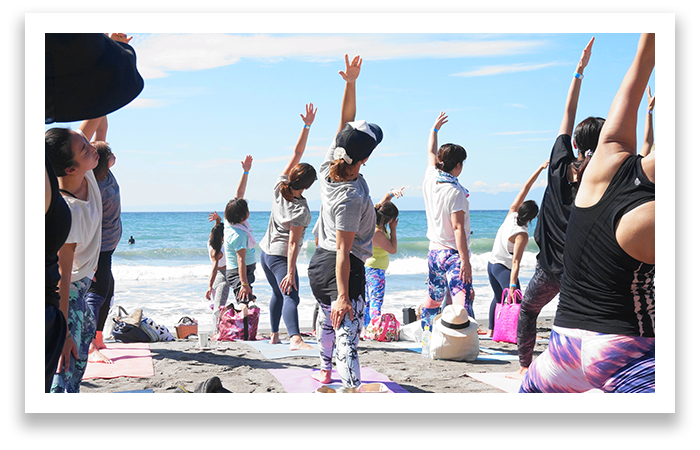 SP版 太陽礼拝ポーズ後ろ姿