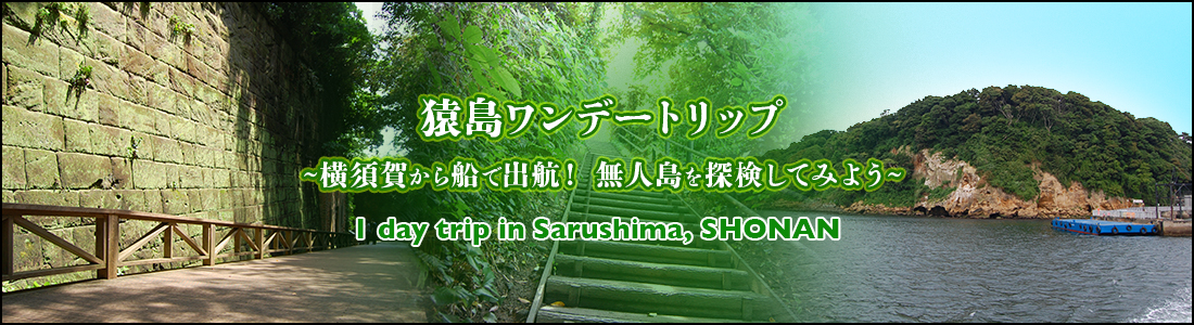 ヘッド画像：猿島ワンデートリップ　~横須賀から船で出航！無人島を探検してみよう~