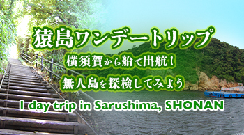 猿島ワンデートリップ ~横須賀から船で出航!無人島を探検してみよう~