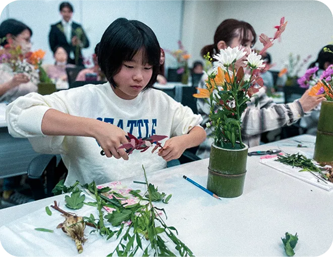 北斎たんけん隊 昨年のイベントの様子 スライド画像