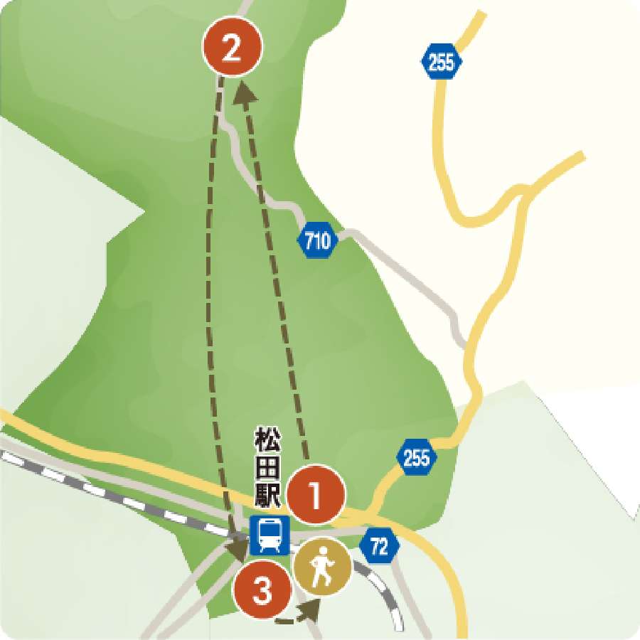 モデルコース地図