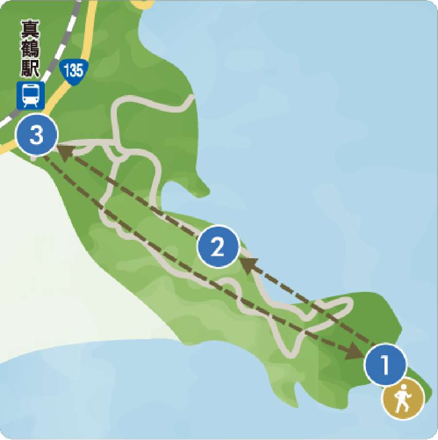 モデルコース地図