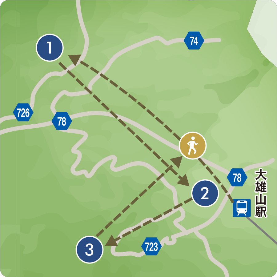 モデルコース地図