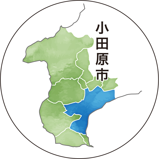 小田原市地図