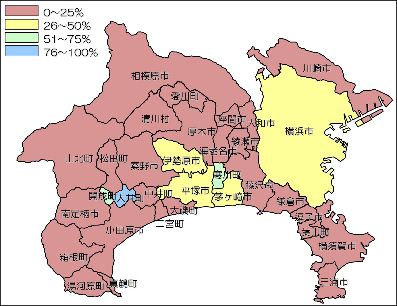 神奈川県全体図