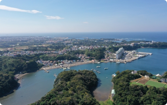 小網代湾の様子