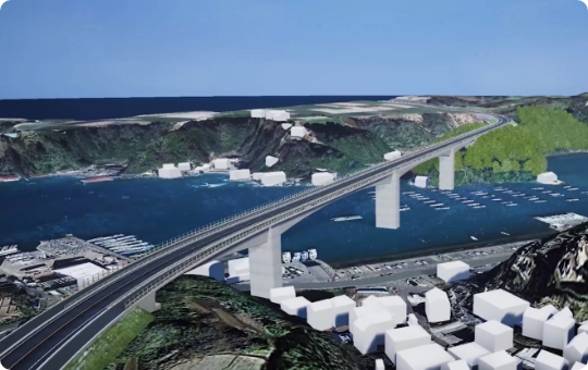 都市計画道路西海岸線イメージ