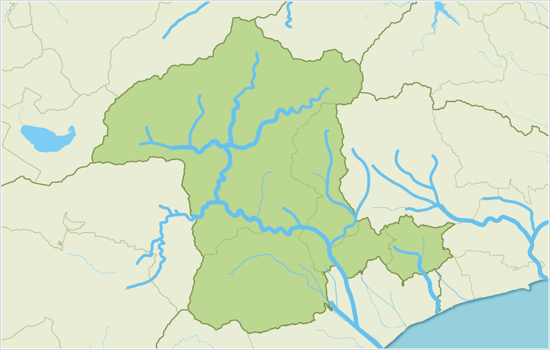 県西土木の地図