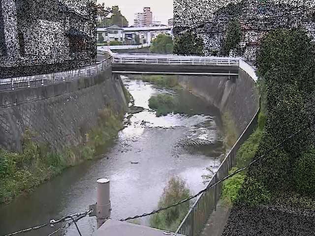 鶴見川 岡上橋付近のカメラ画像
