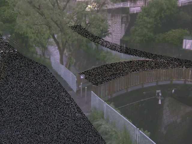 嶋田人道橋付近のカメラ画像