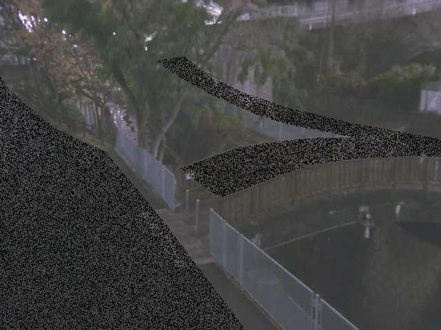 嶋田人道橋付近のカメラ画像