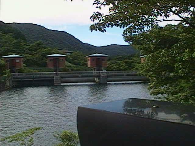 芦の湖 湖尻水門付近のカメラ画像