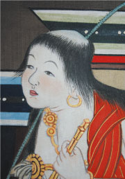 不動明王二童子像(部分) 称名寺所蔵