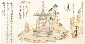 国宝『覚禅抄』造塔法（部分）称名寺所蔵