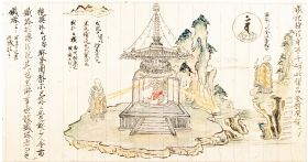 国宝『覚禅抄』造塔法(部分)称名寺所蔵