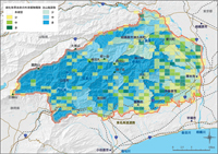 緑化植物と砂防・治山施設マップ（小）