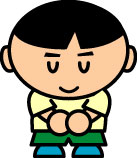 おじぎするしんちゃん