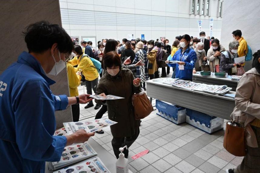 閉会式会場の写真その１