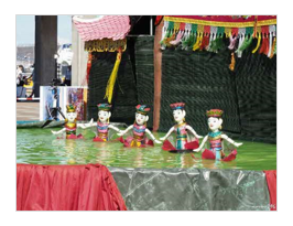 festa water puppet show