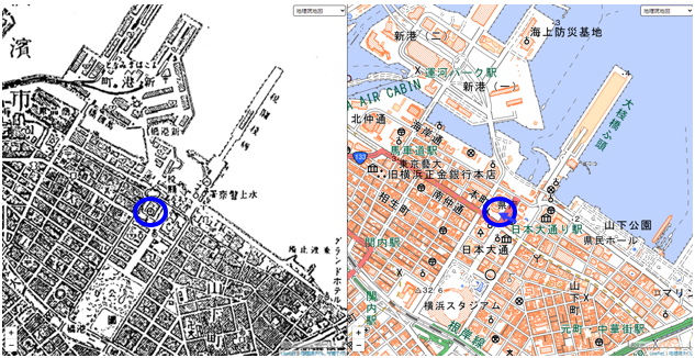 神奈川県庁（位置図）