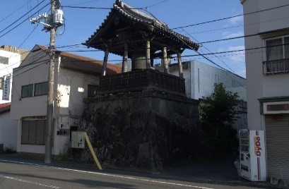 倒壊せる小田原幸町の鐘楼（小田原市本町）2