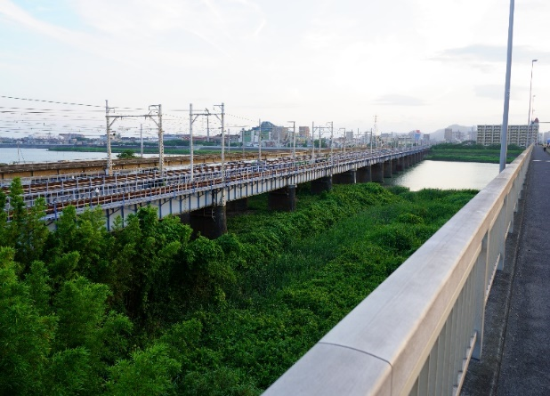馬入川鉄道橋（現在）