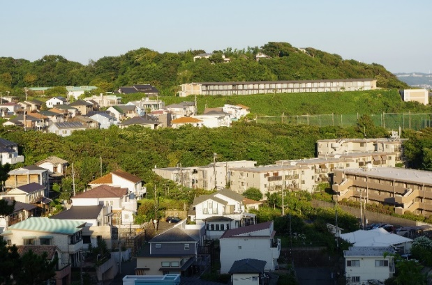 倒潰せる七里ヶ浜（現在）