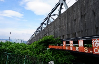 酒匂川鉄道橋（現在1）