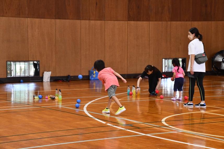 スポーツ縁日（ボッチャボーリング1）