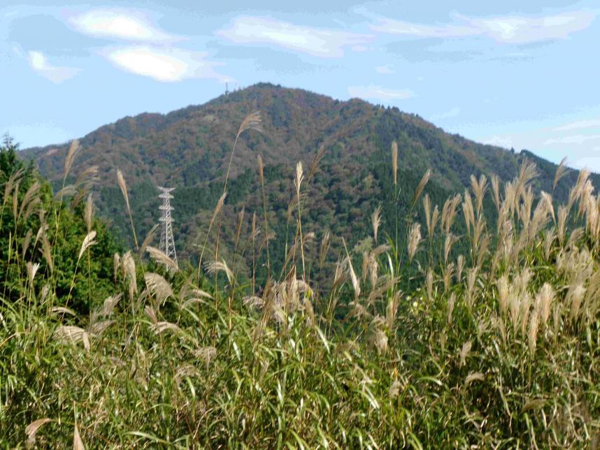 10月3日菩提峠から大山方向