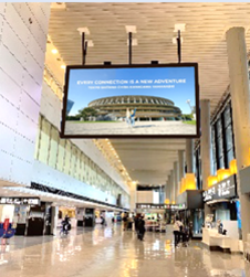 空港での掲出イメージ