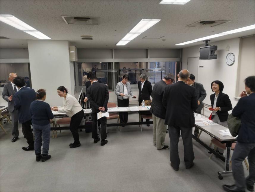 ピッチイベントの写真（交流会）