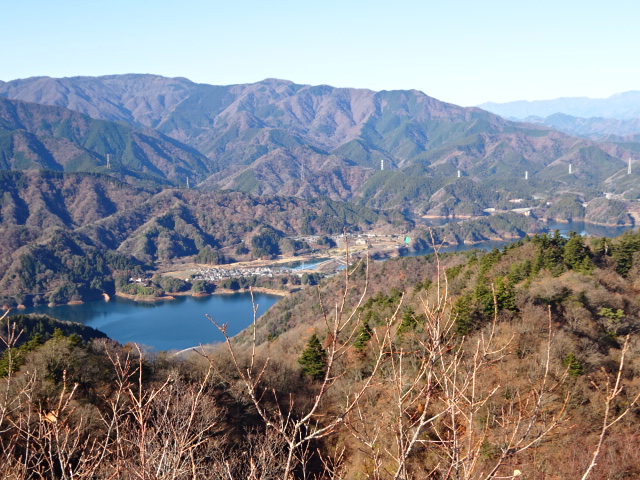 12月13日仏果山山頂からの展望