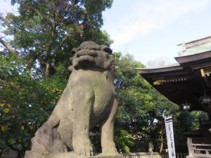 白旗神社の狛犬