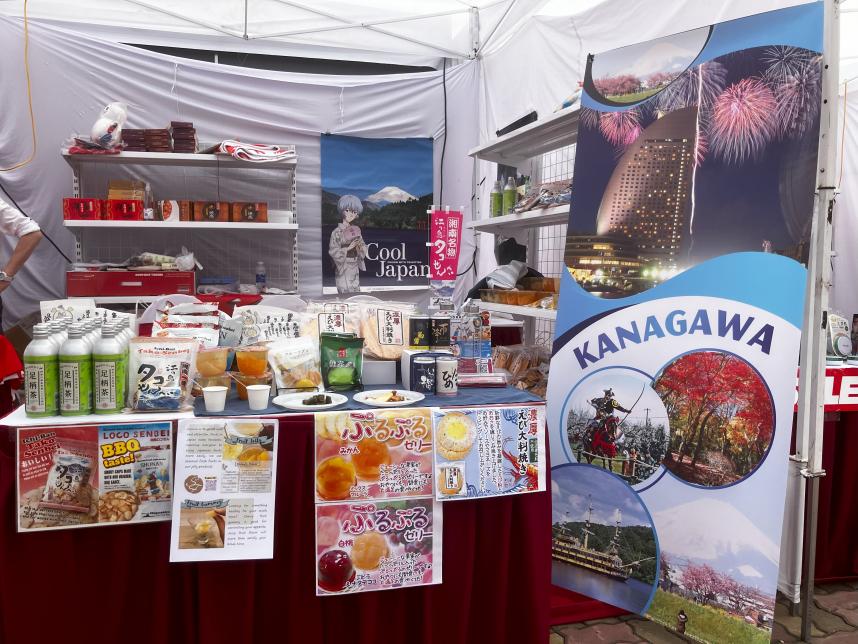 Japan Festa2023に出展した神奈川ブース