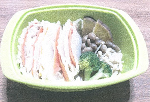 7)豚バラ肉と白菜のミルフィーユ鍋風