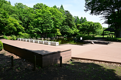 新しくなった水辺の広場