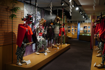 獅子舞の紹介展示3