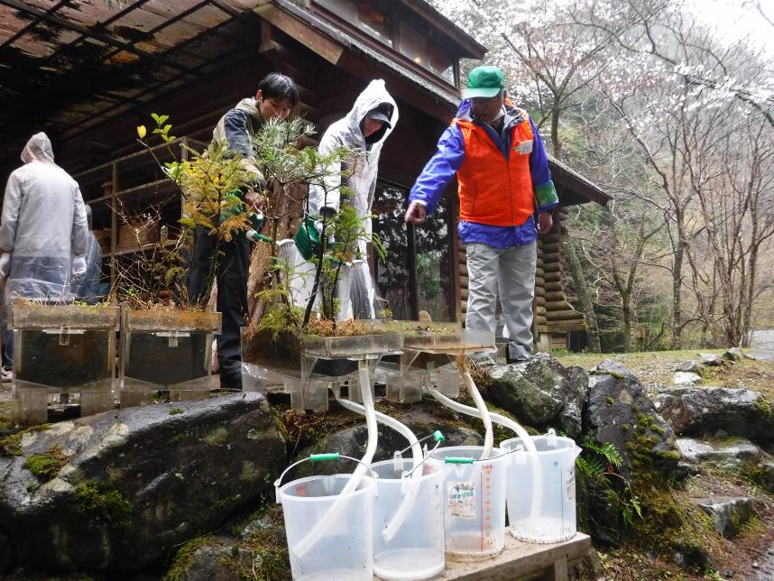 水源かん養実験