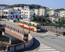 写真：現在の吉田橋