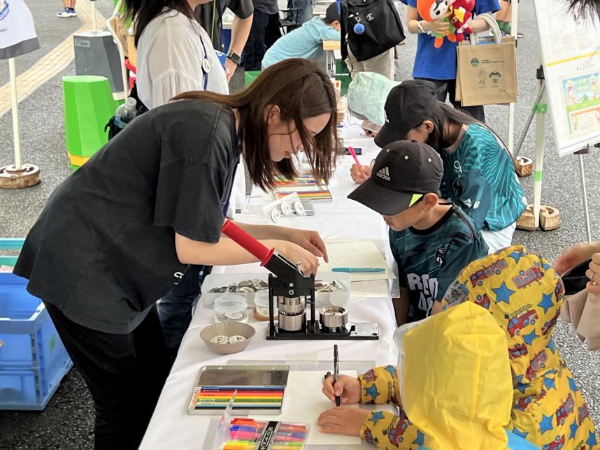 相模原ギオンスタジアムにおけるブース出展の様子その2