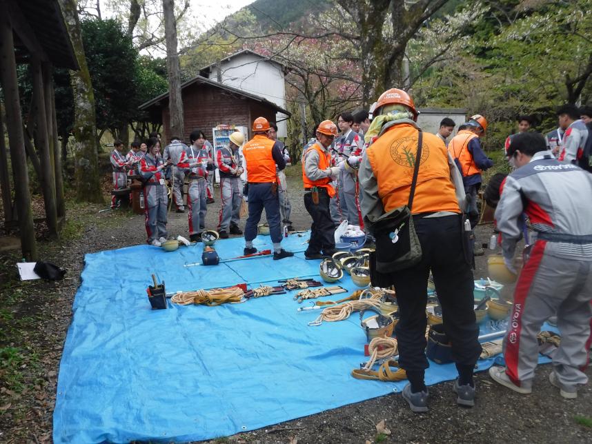 道具片付け