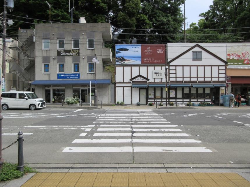 大磯駅前の様子
